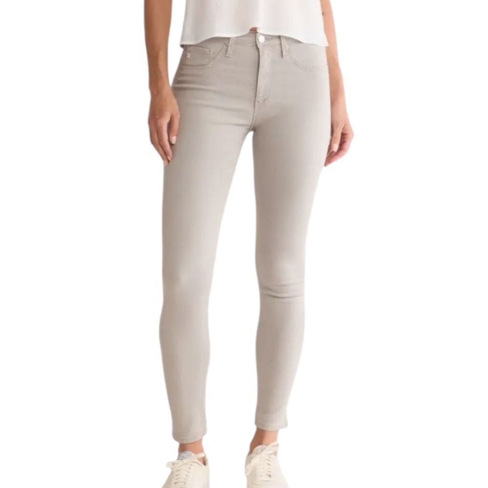 AG Farrah High Waist Skinny Ankle Jeans in Soft Sueded Cotton Sateen W28